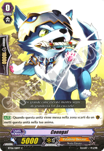 BT06-IT089 Coongal comune normale (IT) -NEAR MINT-