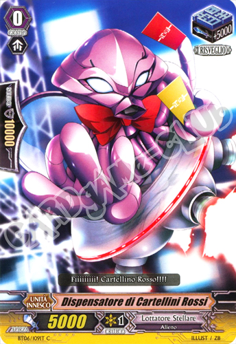 BT06-IT109 Dispensatore di Cartellini Rossi comune normale (IT) -NEAR MINT-