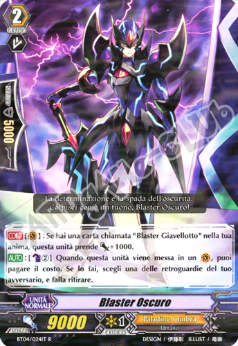 BT04-IT024 Blaster Oscuro rara foil (IT) -NEAR MINT-
