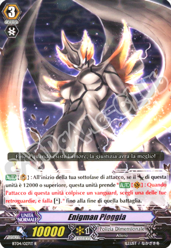 BT04-IT027 Enigman Pioggia rara foil (IT) -NEAR MINT-