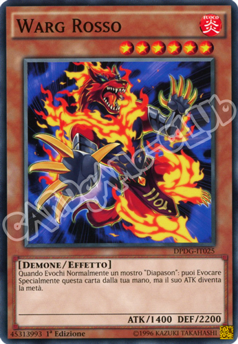 DPDG-IT025 Warg Rosso comune 1a edizione (IT) -NEAR MINT-