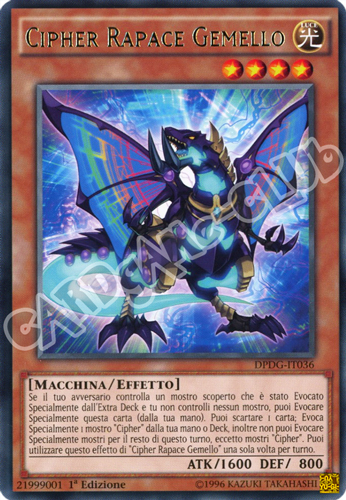 DPDG-IT036 Cipher Rapace Gemello rara 1a edizione (IT) -NEAR MINT-