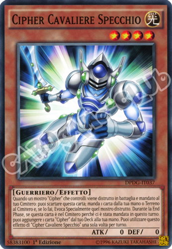 DPDG-IT037 Cipher Cavaliere Specchio comune 1a edizione (IT) -NEAR MINT-