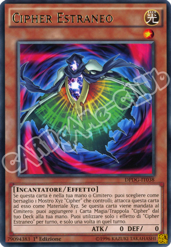 DPDG-IT038 Cipher Estraneo rara 1a edizione (IT) -NEAR MINT-