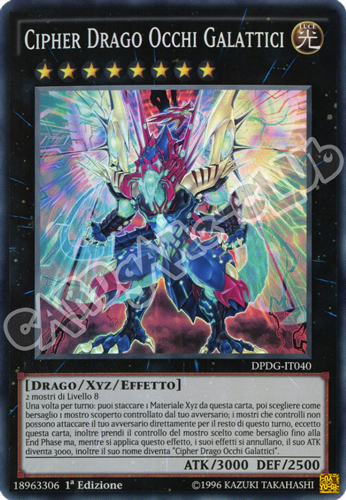 DPDG-IT040 Chiper Drago Occhi Galattici super rara 1a edizione (IT) -NEAR MINT-