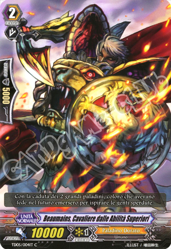 TD05-IT004 Beaumains, Cavaliere dalle Abilita' Superiori comune normale (IT) -NEAR MINT-