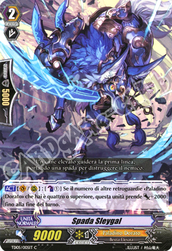 TD05-IT005 Spada Sleygal comune normale (IT) -NEAR MINT-