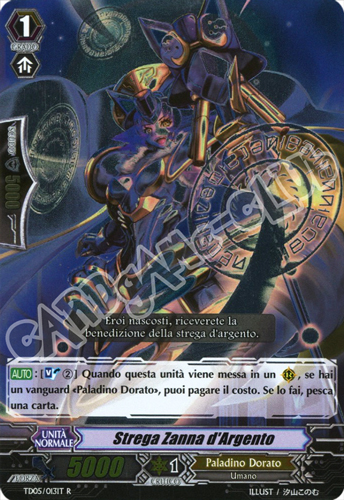 TD05-IT013 Strega Zanna d'Argento rara foil (IT) -NEAR MINT-