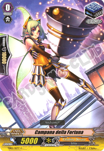 TD05-IT017 Campana della Fortuna comune normale (IT) -NEAR MINT-