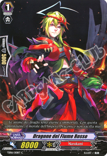 TD06-IT008 Dragone del Fiume Rosso comune normale (IT) -NEAR MINT-