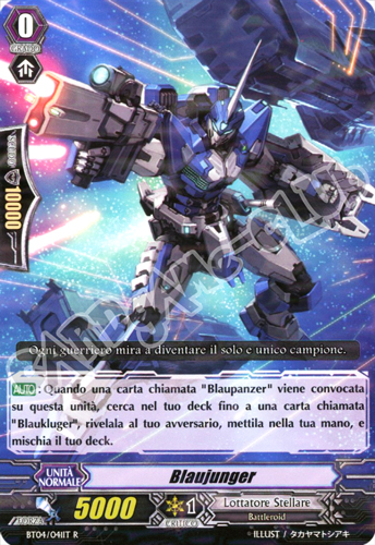 BT04-IT041 Blaujunger rara foil (IT) -NEAR MINT-