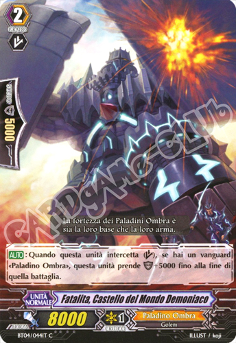 BT04-IT044 Fatalita, Castello del Mondo Demoniaco comune normale (IT) -NEAR MINT-