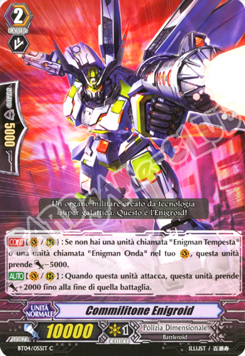 BT04-IT055 Commilitone Enigroid comune normale (IT) -NEAR MINT-