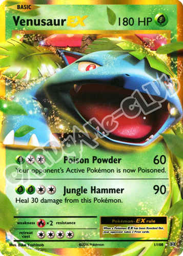 001 / 108 Venusaur EX rara EX foil (EN) -NEAR MINT-