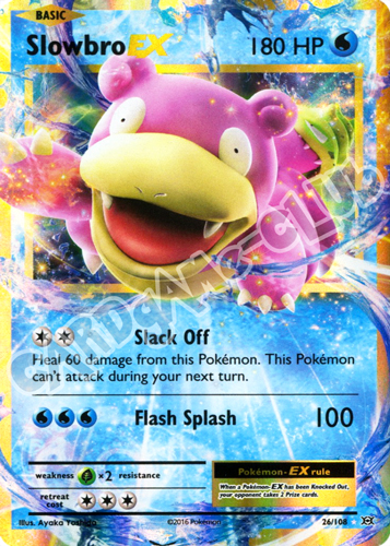 026 / 108 Slowbro EX rara EX foil (EN) -NEAR MINT-