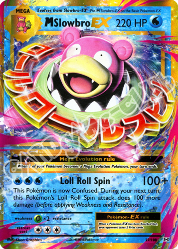 027 / 108 Mega Slowbro EX rara EX foil (EN) -NEAR MINT-