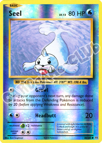 028 / 108 Seel comune foil reverse (EN) -NEAR MINT-
