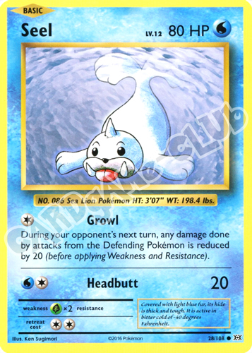 028 / 108 Seel comune normale (EN) -NEAR MINT-