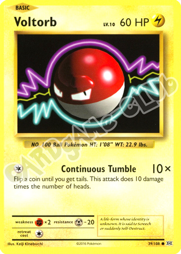 039 / 108 Voltorb comune normale (EN) -NEAR MINT-