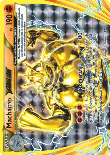 060 / 108 Machamp TURBO rara BREAK foil (IT) -NEAR MINT-