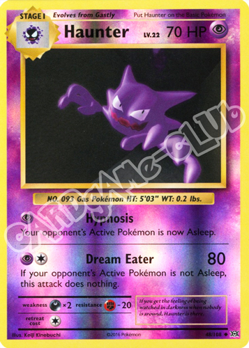 048 / 108 Haunter non comune foil reverse (EN) -NEAR MINT-