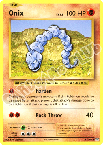 061 / 108 Onix comune normale (EN) -NEAR MINT-