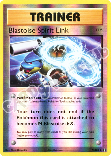 073 / 108 Blastoise Spirit Link non comune foil reverse (EN) -NEAR MINT-