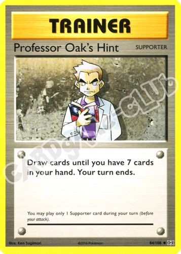 084 / 108 Professor Oak's Hint non comune normale (EN) -NEAR MINT-