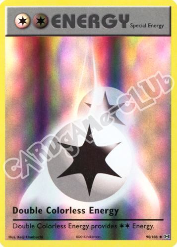 090 / 108 Double Colorless Energy non comune foil reverse (EN) -NEAR MINT-