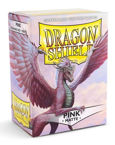 Proteggi carte standard pacchetto da 100 bustine Matte Pink