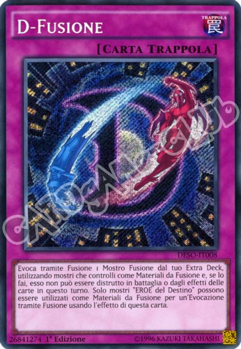DESO-IT008 D-Fusione rara segreta 1a Edizione (IT) -NEAR MINT-