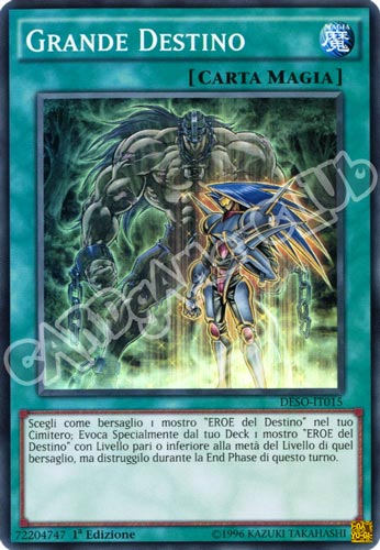 DESO-IT015 Grande Destino super rara 1a Edizione (IT) -NEAR MINT-