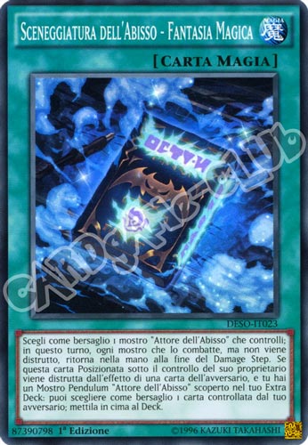 DESO-IT023 Sceneggiatura dell'Abisso - Fantasia Magica super rara 1a Edizione (IT) -NEAR MINT-