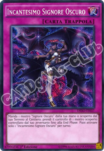 DESO-IT037 Incantesimo Signore Oscuro rara segreta 1a Edizione (IT) -NEAR MINT-