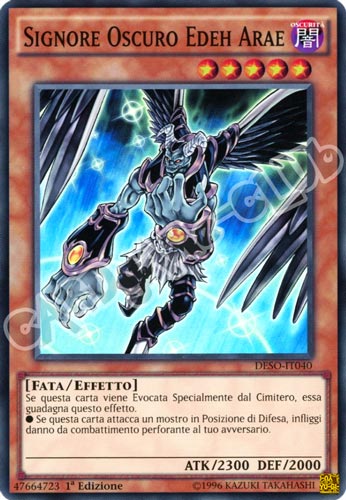 DESO-IT040 Signore Oscuro Edeh Arae super rara 1a Edizione (IT) -NEAR MINT-