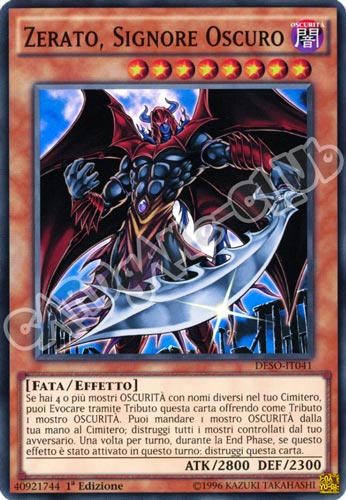 DESO-IT041 Zerato, Signore Oscuro super rara 1a Edizione (IT) -NEAR MINT-