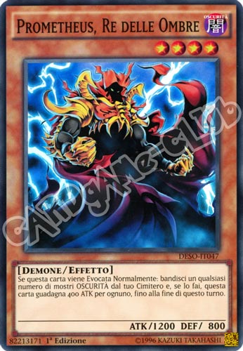 DESO-IT047 Prometheus, Re delle Ombre super rara 1a Edizione (IT) -NEAR MINT-