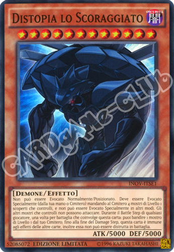 INOV-ITSE1 Distopia lo Scoraggiato super rara Edizione Limitata (IT) -NEAR MINT-