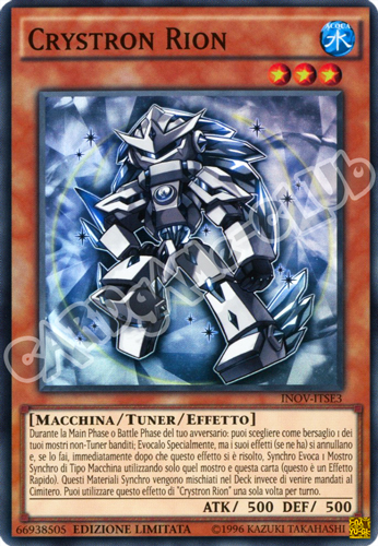 INOV-ITSE3 Crystron Rion super rara Edizione Limitata (IT) -NEAR MINT-