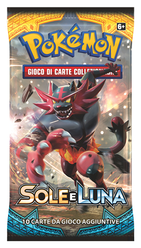 Sole e Luna busta 10 carte Artwork busta RANDOM (IT)