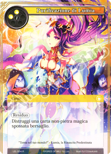 LEL1-IT004 Purificazione di Lumia rara normale (IT) -NEAR MINT-