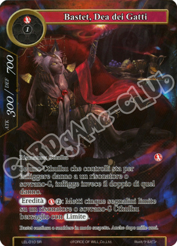 LEL1-IT010 Bastet, Dea dei Gatti super rara parallel (IT) -NEAR MINT-