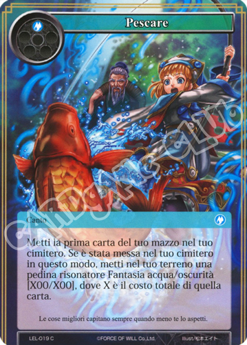 LEL1-IT019 Pescare comune normale (IT) -NEAR MINT-