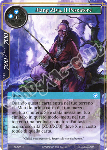 LEL1-IT020 Jiang Ziya, il Pescatore non comune normale (IT) -NEAR MINT-