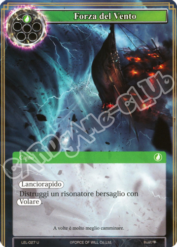 LEL1-IT027 Forza del Vento non comune normale (IT) -NEAR MINT-