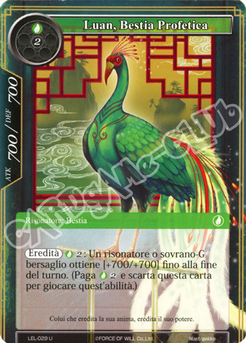 LEL1-IT029 Luan, Bestia Profetica non comune normale (IT) -NEAR MINT-