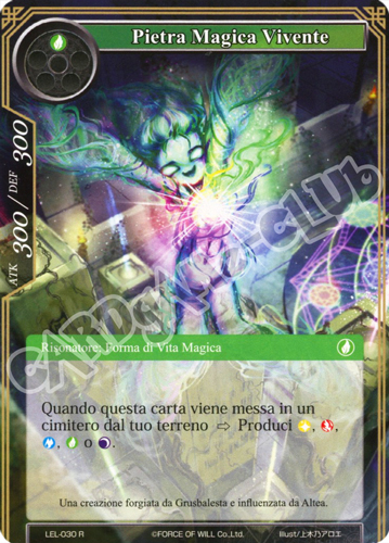 LEL1-IT030 Pietra Magica Vivente rara normale (IT) -NEAR MINT-