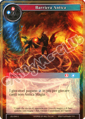 LEL1-IT044 Barriera Antica non comune normale (IT) -NEAR MINT-