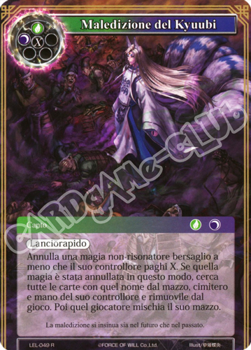 LEL1-IT049 Maledizione del Kyuubi rara normale (IT) -NEAR MINT-