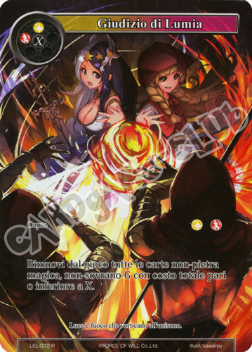 LEL1-IT072 Giudizio di Lumia rara parallel (IT) -NEAR MINT-